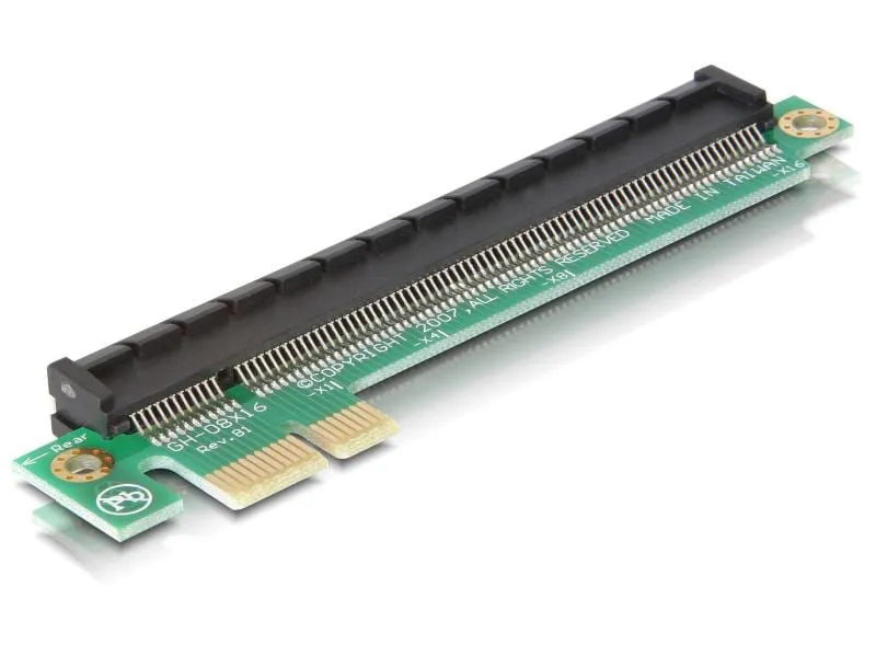 Delock PCI-E Riser Karte x1 auf x16 Verlängerung Delock PCI-E Riser Karte x1 auf x16 Verlängerung