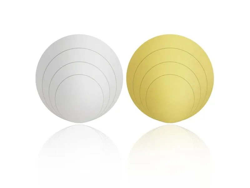 Wenburg Premium Tortenunterlagen 4er-Set – Gold & Siber Wenburg Premium Tortenunterlagen 4er-Set – Gold & Siber