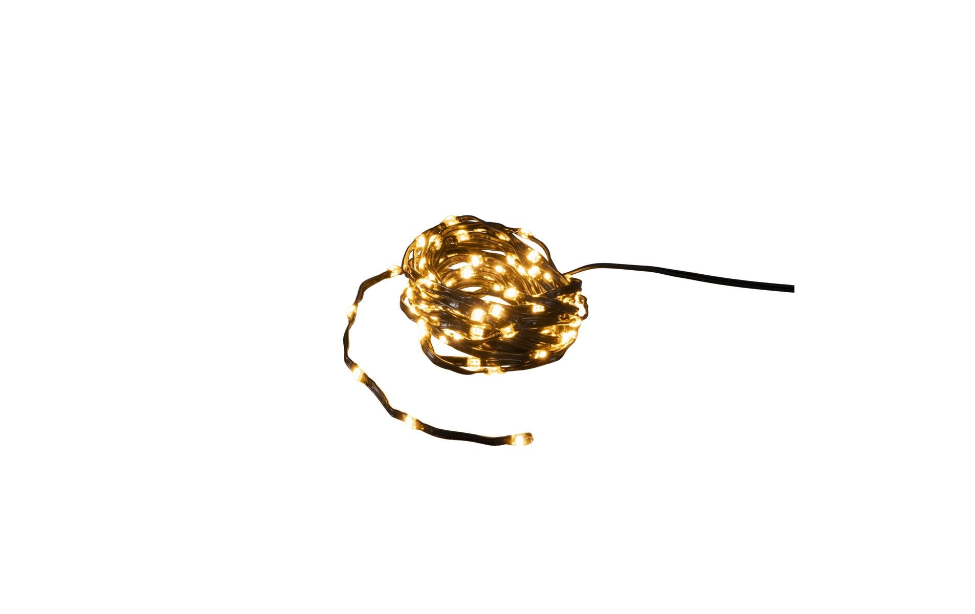 Konstsmide Micro LED Lichterkett Shine 200 bernsteinfarbene LEDs, 7.2 W