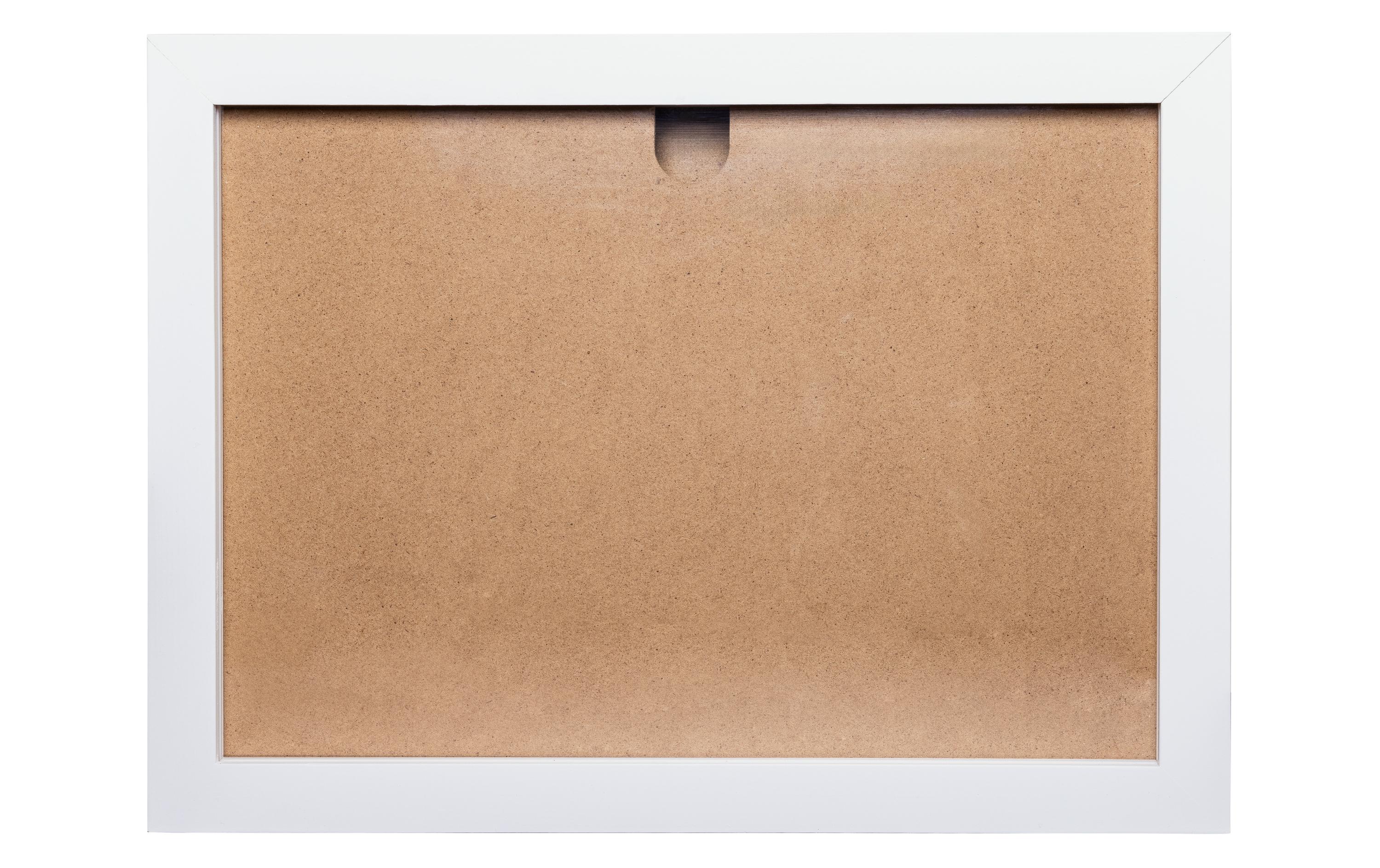 COCON Bilderrahmen für Kinderzeichnungen 35 x 26 x 5 cm, Weiss