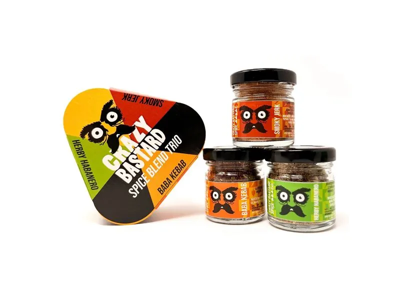 Crazy Bastard Sauce Spice Blend Trio 30 ml Crazy Bastard Sauce Spice Blend Trio 30 ml