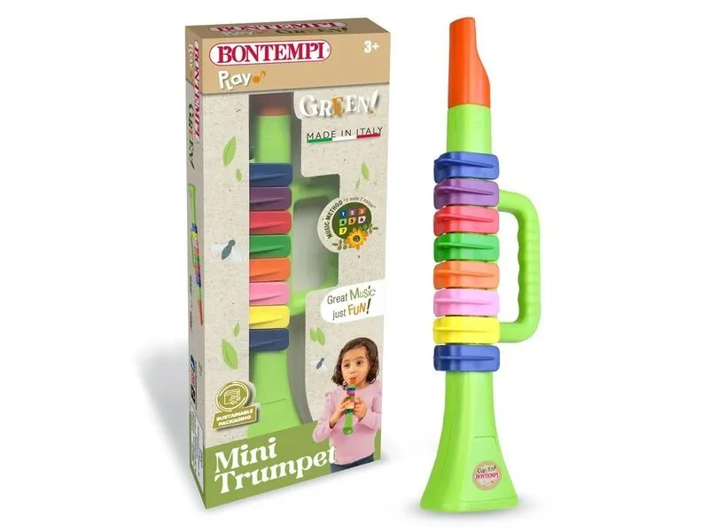 Bontempi Musikinstrument Trompete 27 cm, 8 Tasten