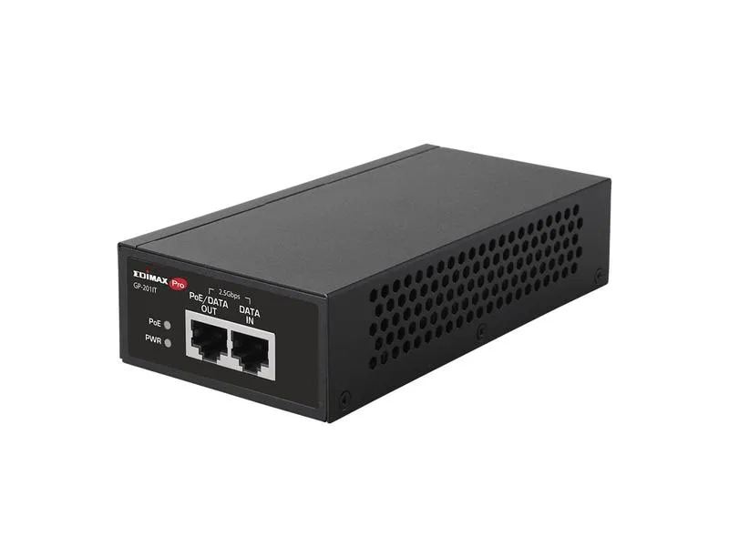Edimax Pro PoE+ Injector GP-201IT 30 Watt Edimax Pro PoE+ Injector GP-201IT 30 Watt
