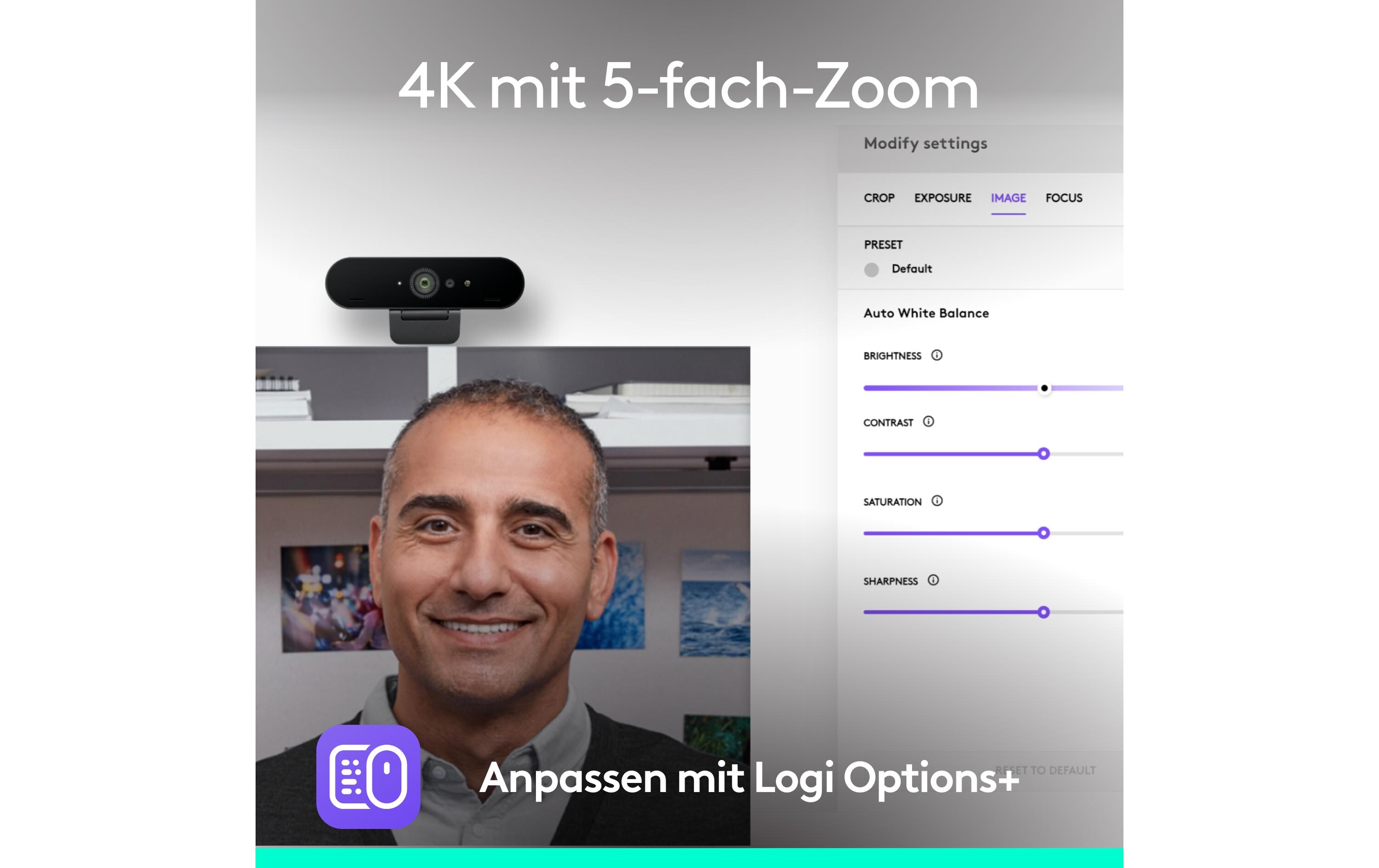 Logitech Webcam Brio 4K Ultra HD graphite
