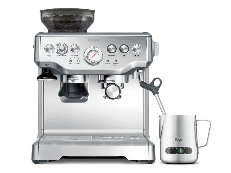 Sage Siebträgermaschine Barista Express Silber Sage Siebträgermaschine Barista Express Silber