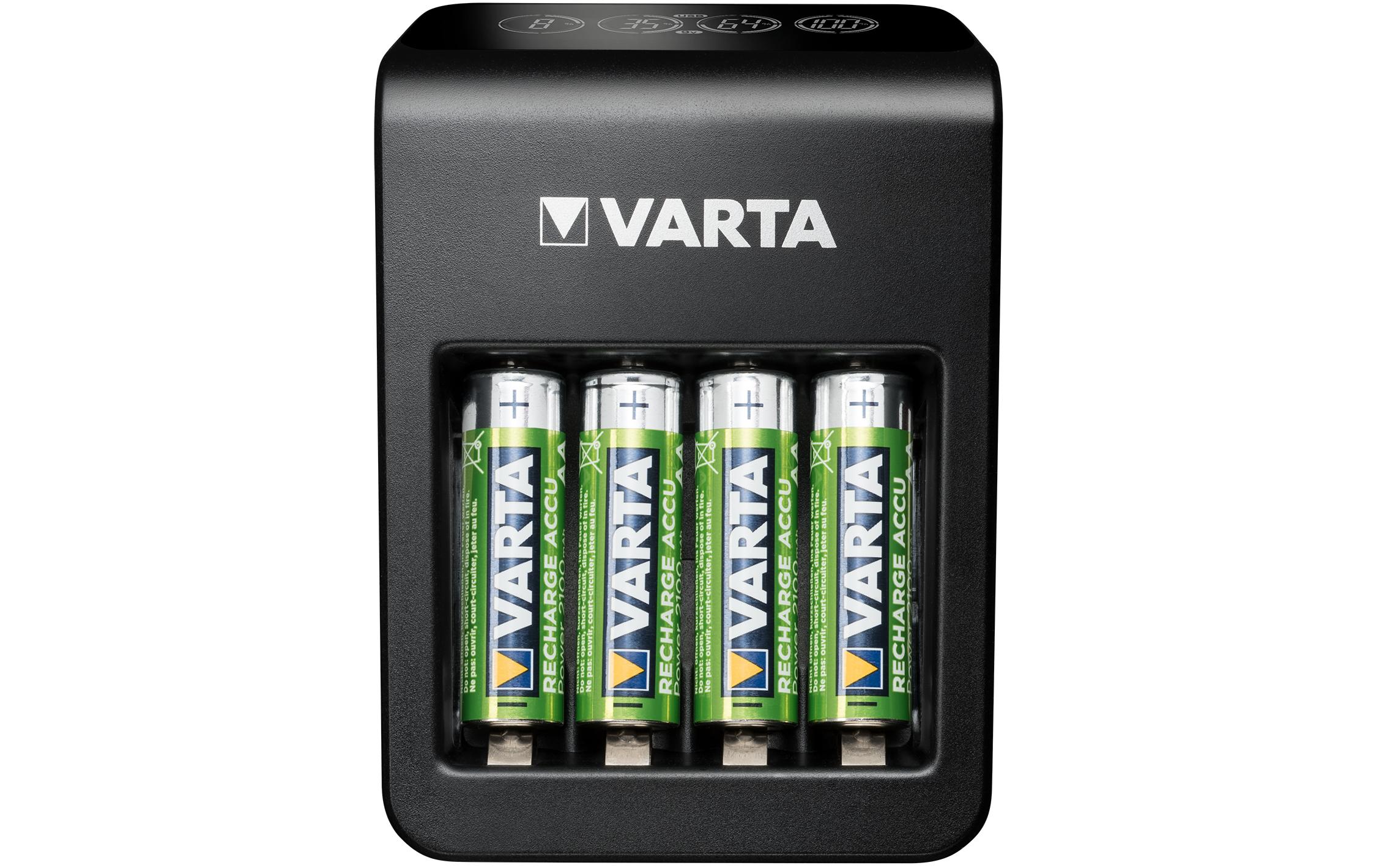 Varta Ladegerät LCD Plug Charger+ inkl. 4xAA Varta Ladegerät LCD Plug Charger+ inkl. 4xAA