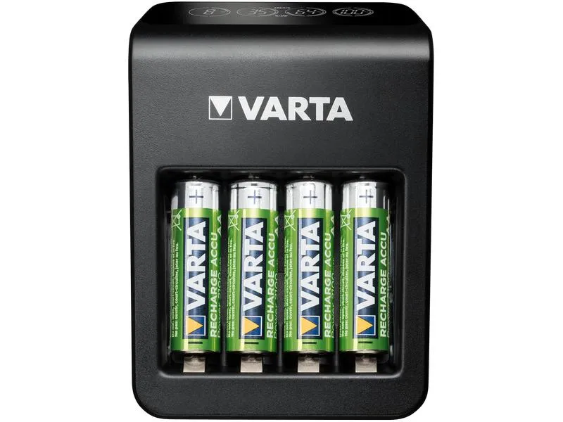 Varta Ladegerät LCD Plug Charger+ inkl. 4xAA Varta Ladegerät LCD Plug Charger+ inkl. 4xAA