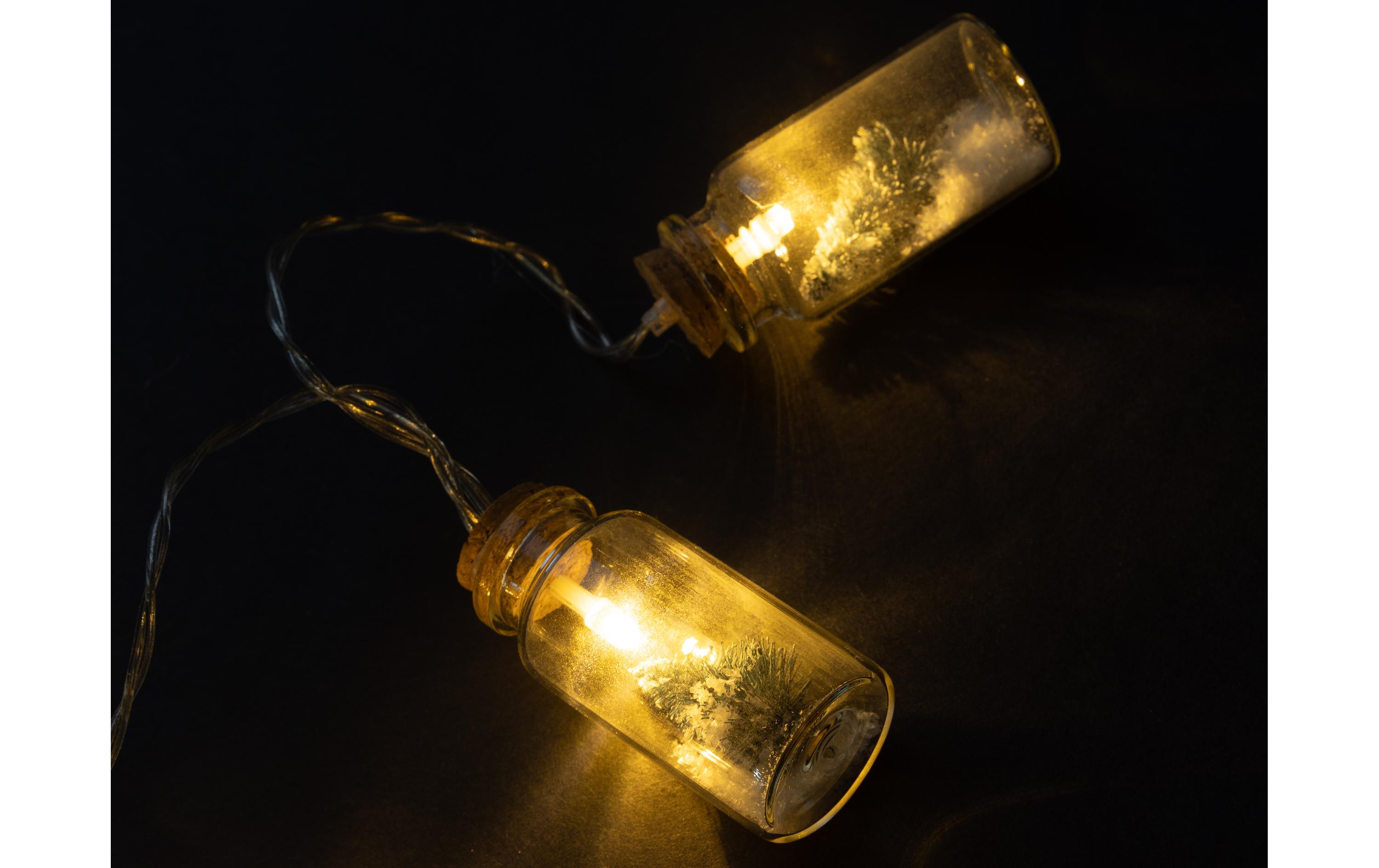 COCON LED-Lichterkette Flaschenpost, 135 cm