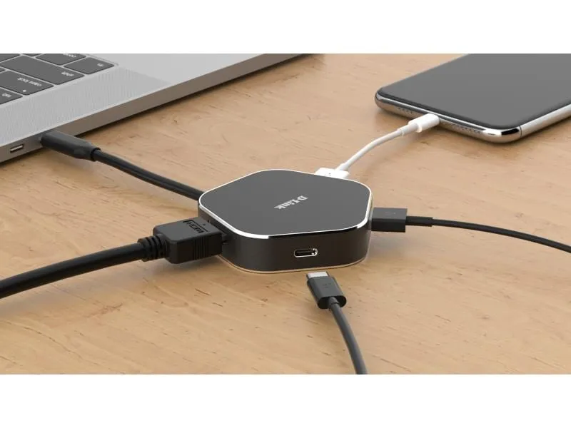 D-Link Dockingstation DUB-M420 HDMI/USB3.0/USB-C Ladeanschluss D-Link Dockingstation DUB-M420 HDMI/USB3.0/USB-C Ladeanschluss