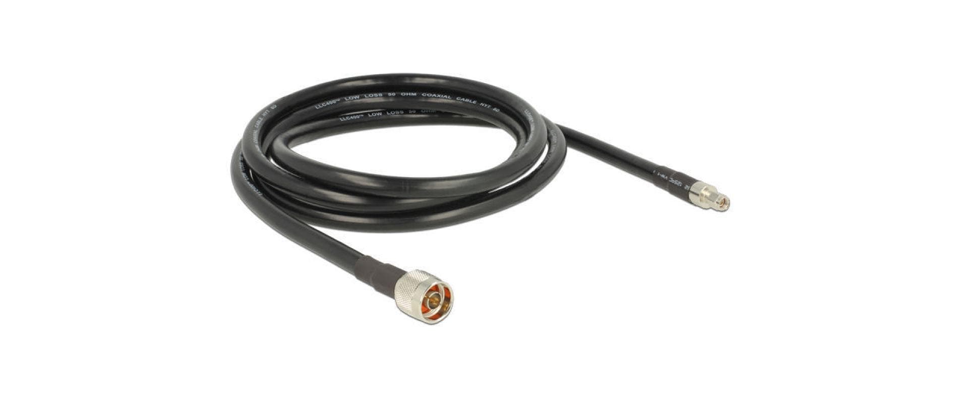 Delock Antennenkabel N-Type zu RP-SMA, 2 m Delock Antennenkabel N-Type zu RP-SMA, 2 m