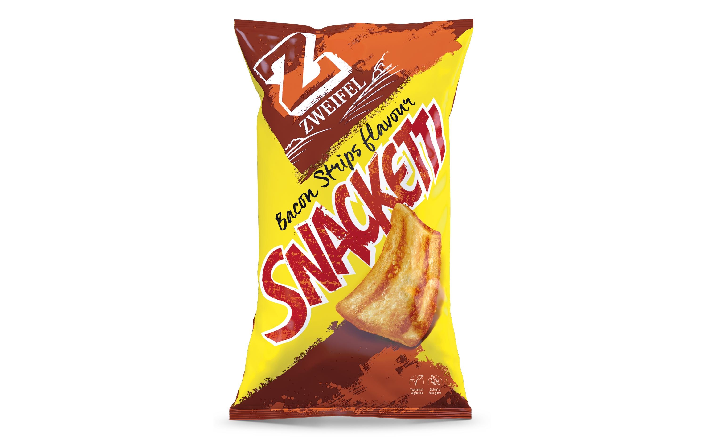 Zweifel Chips Snacketti Bacon flavour Strips 75 g