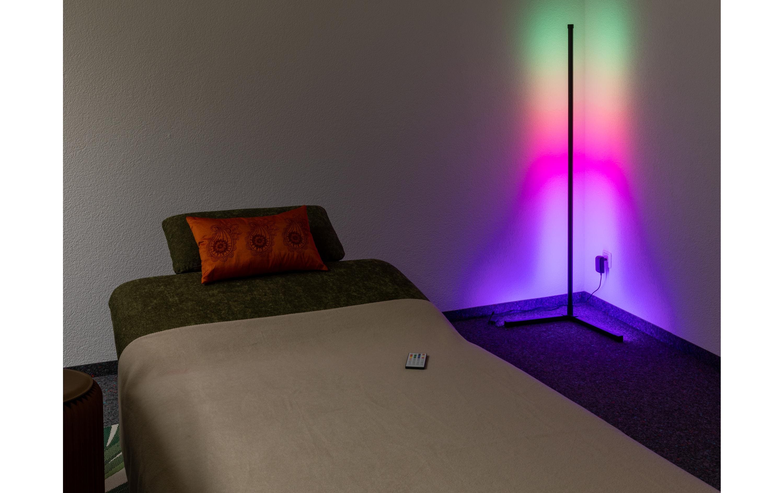 FTM Stehleuchte LED Ambilight, Triangle, RGBW, Schwarz