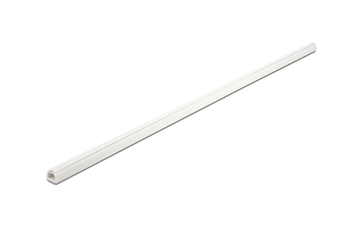 Delock Kabelkanal selbst-schliessend, -klebend 1 m x 10 mm Weiss Delock Kabelkanal selbst-schliessend, -klebend 1 m x 10 mm Weiss