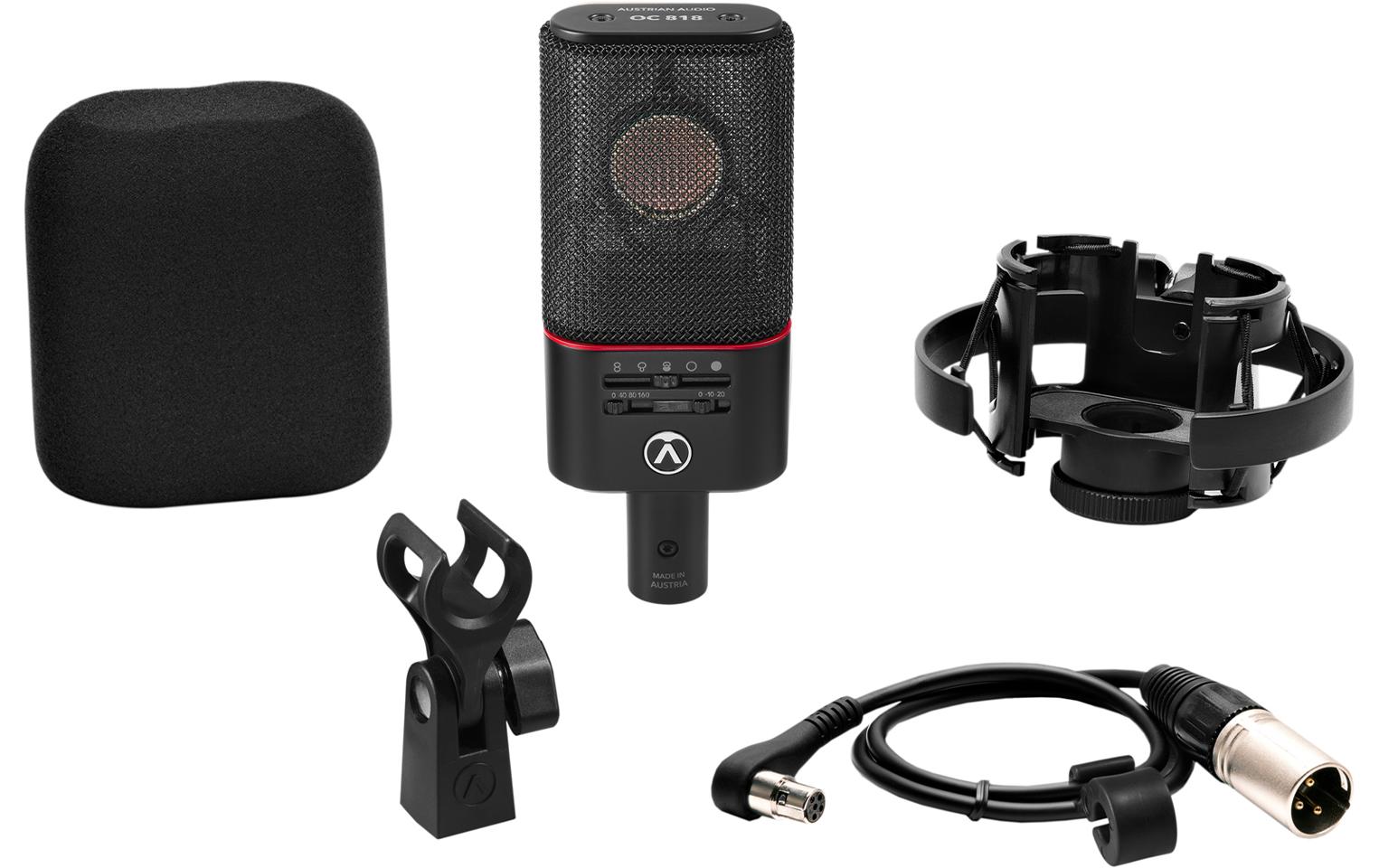 Austrian Audio Kondensatormikrofon OC818 Studio Set