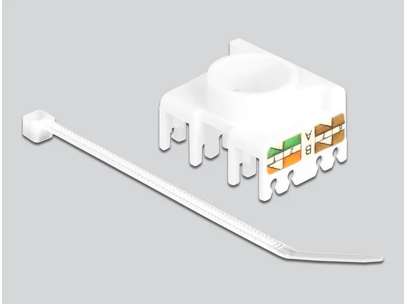 Delock Keystone-Modul RJ45 - LSA, Cat.6A werkzeugfrei