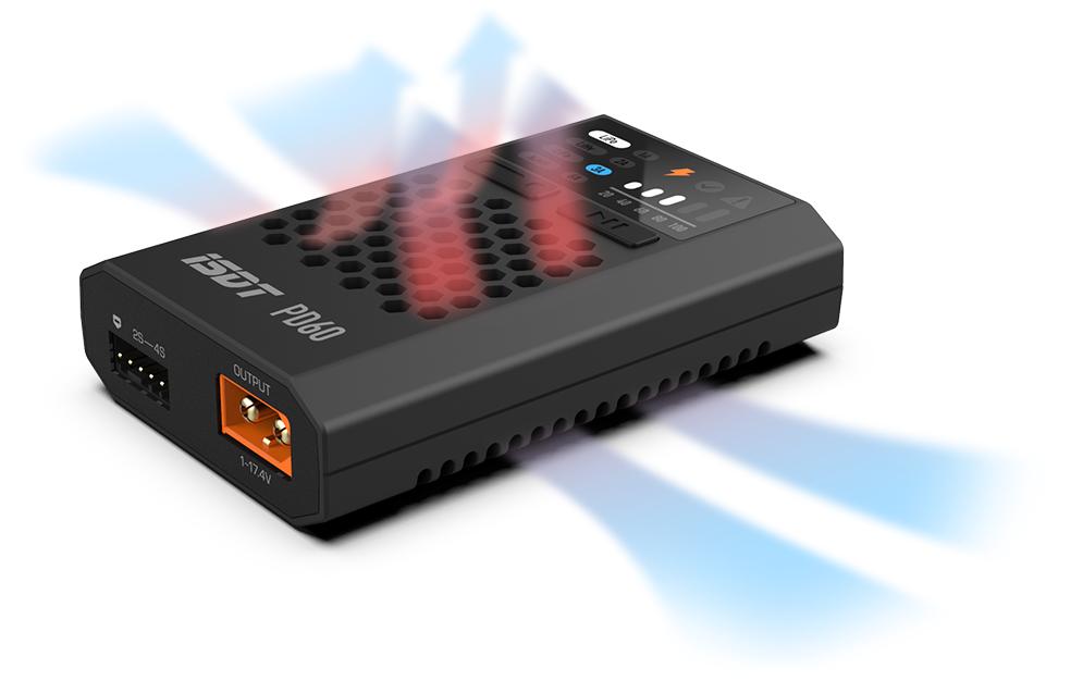 ISDT USB-Ladegerät PD60 60W 1-4S, XT60