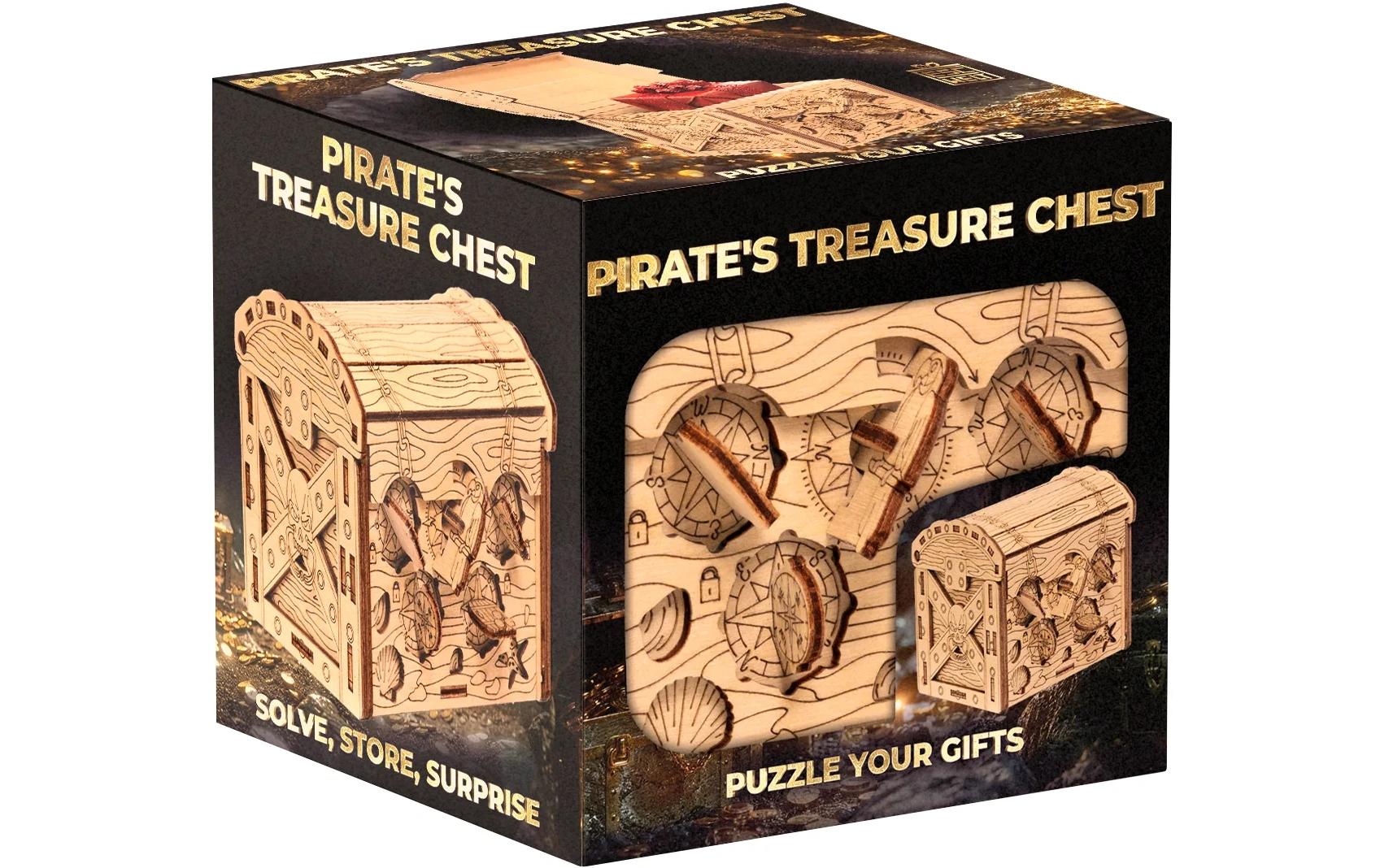 Escape Welt Rätselspiel Secret Box «Piraten Schatzkiste»