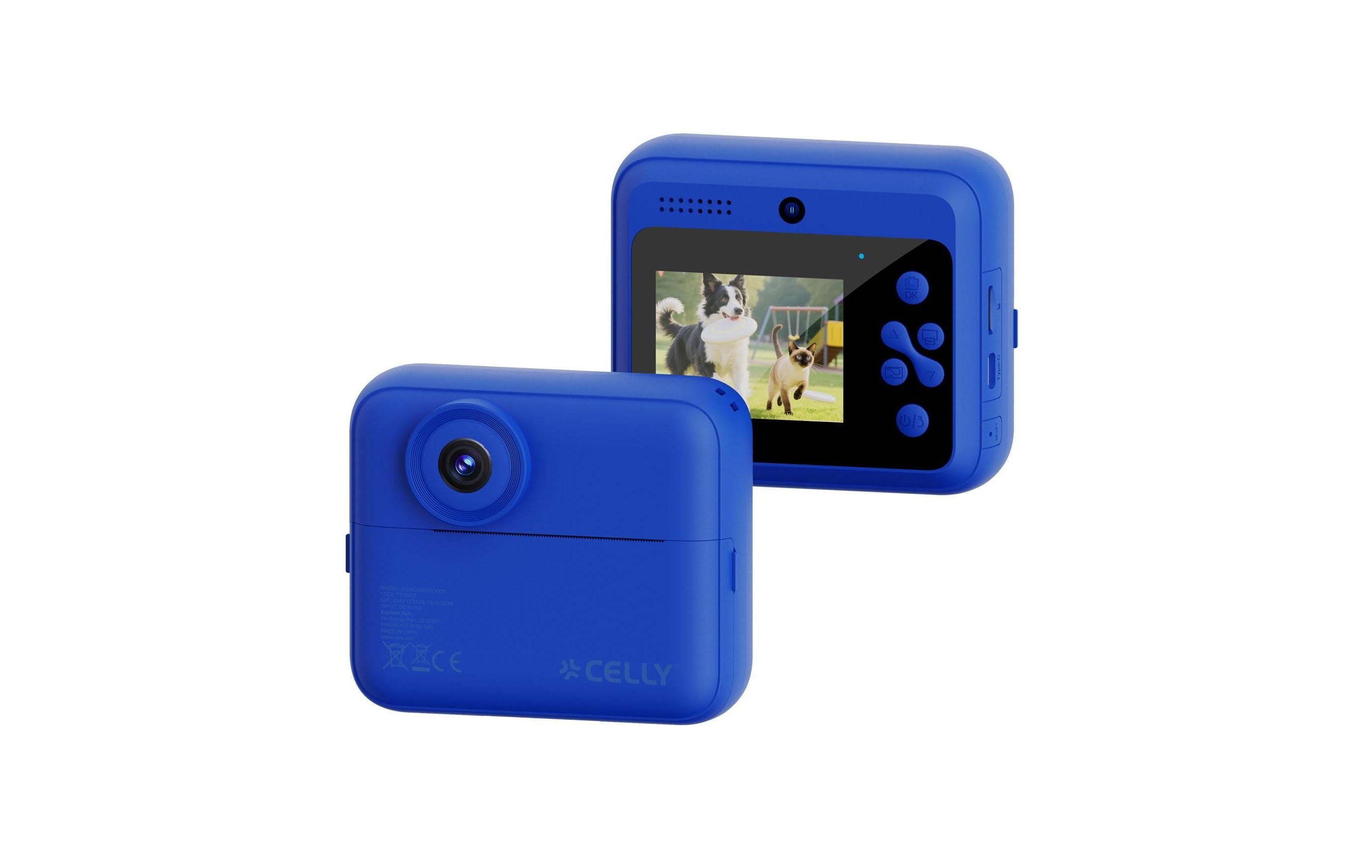 Celly Kids Cam Print Sticky Roll Bl Blau