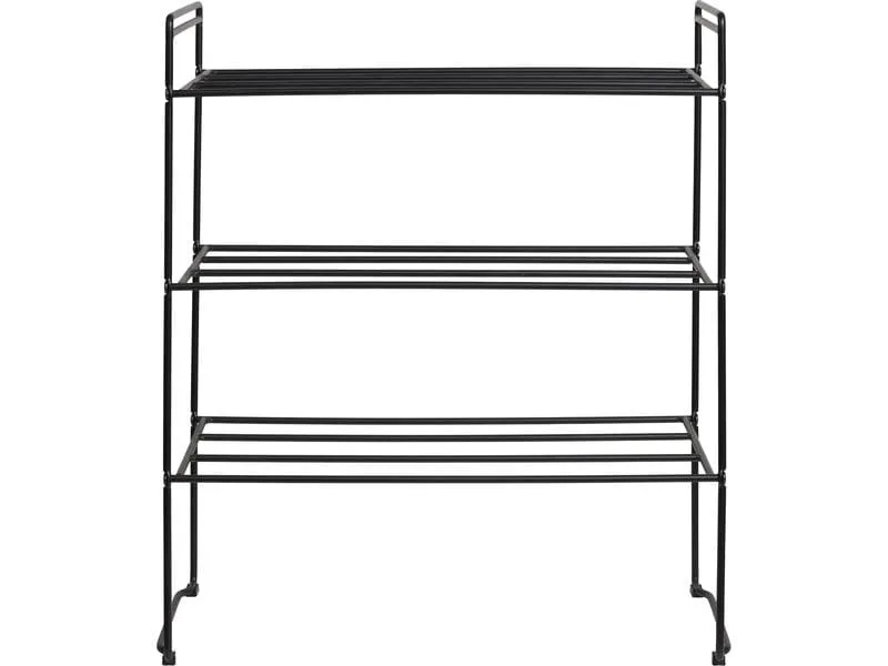 House Nordic Schuhregal Swansea 49.5 x 60 cm, Schwarz House Nordic Schuhregal Swansea 49.5 x 60 cm, Schwarz