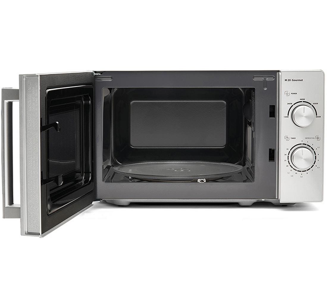 Caso Mikrowelle M20 Gourmet Schwarz/Silber