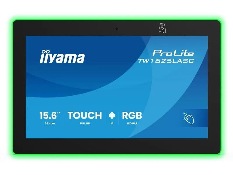 iiyama ProLite TW1625LASC-B3PNR 15.6 RGB LED Touch