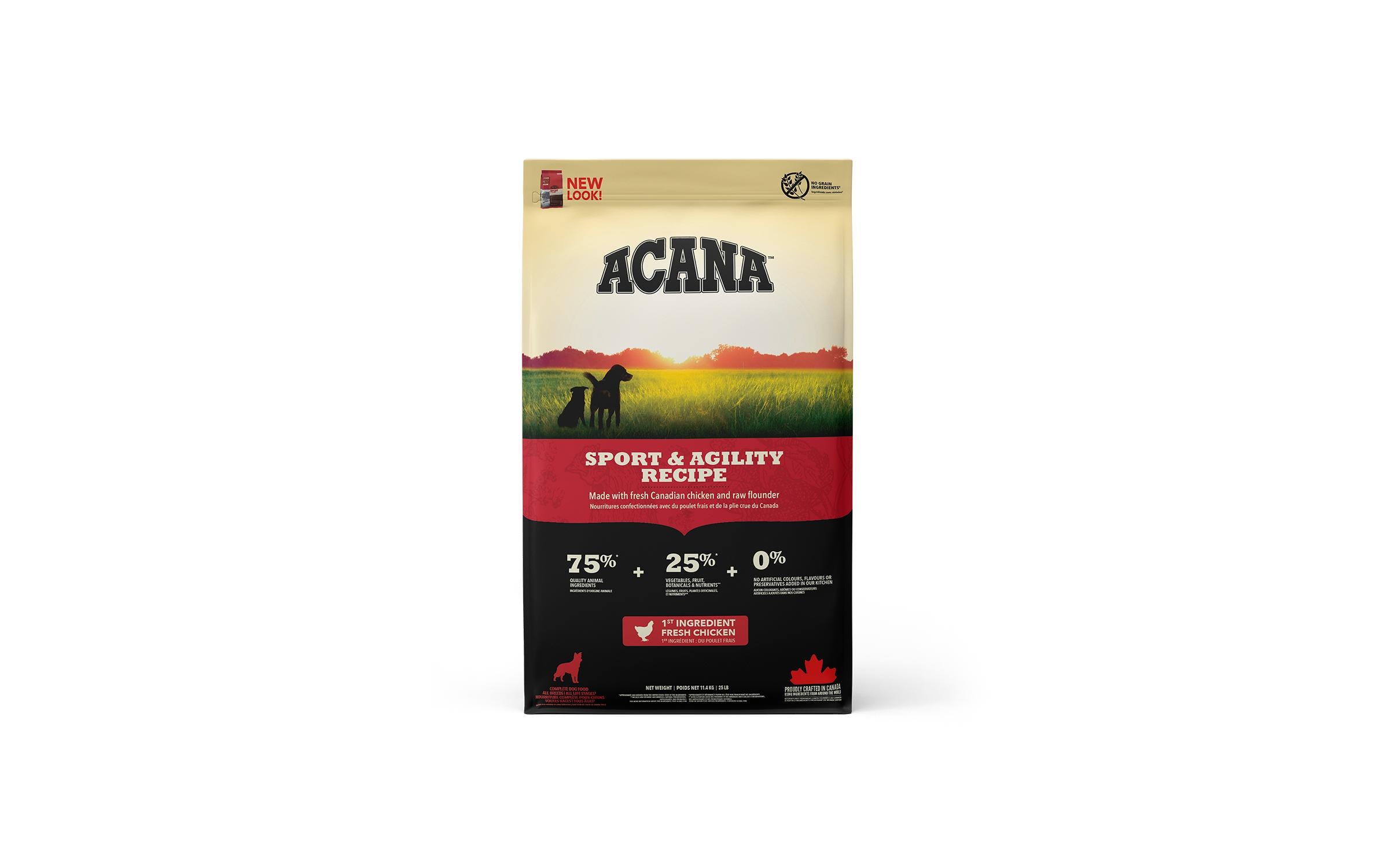 Acana Trockenfutter Sport & Agility Recipe 11.4 kg