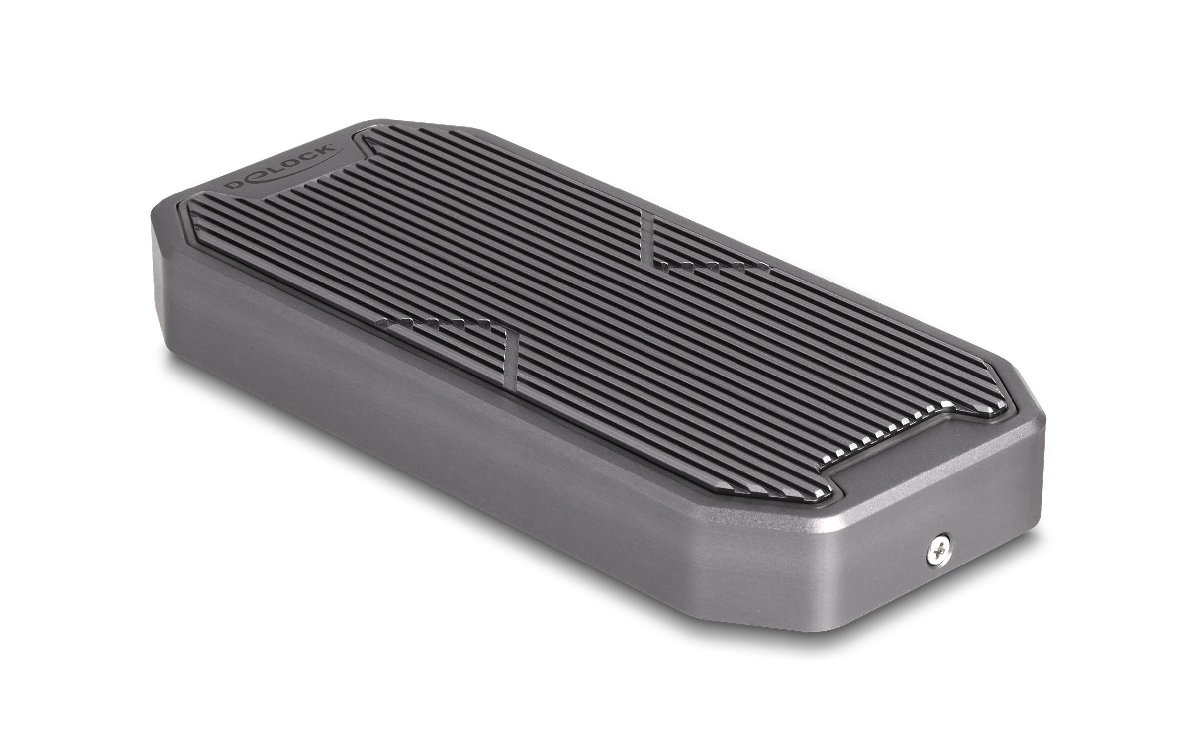 Delock Externes Gehäuse M.2 NVMe PCIe SSD USB 3.2 Type-C 20 Gbps