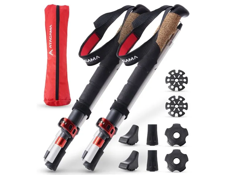 Atacama Teleskop Wanderstöcke, Flip Lock 110-135 cm