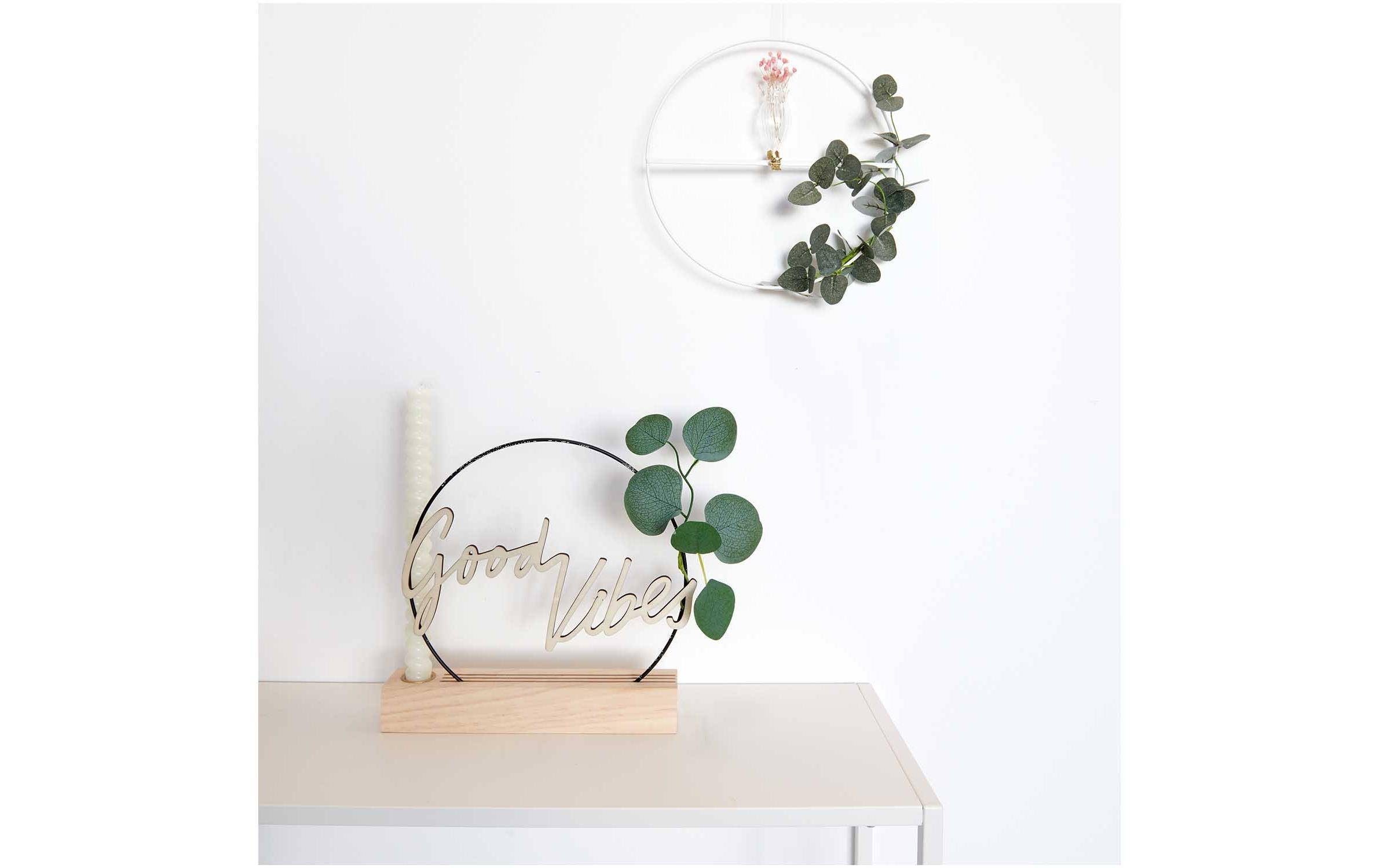 Rico Design Metallring mit Querstrebe Weiss, 25 cm Rico Design Metallring mit Querstrebe Weiss, 25 cm