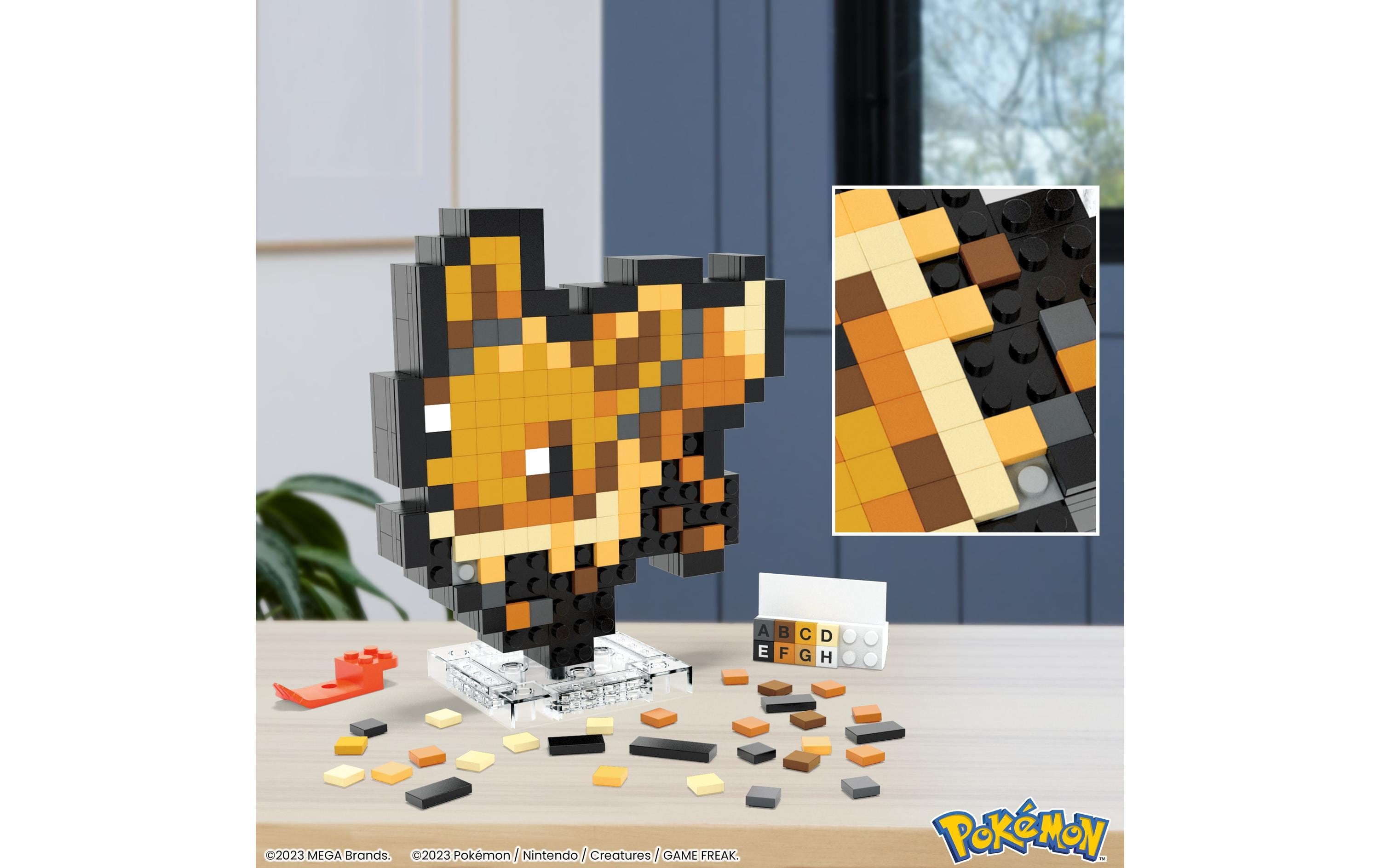 Mega Construx Pokémon Evoli Pixel Art