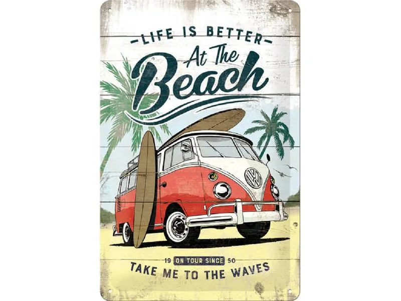 Nostalgic Art Schild VW Bulli 20 x 30 cm, Metall Nostalgic Art Schild VW Bulli 20 x 30 cm, Metall