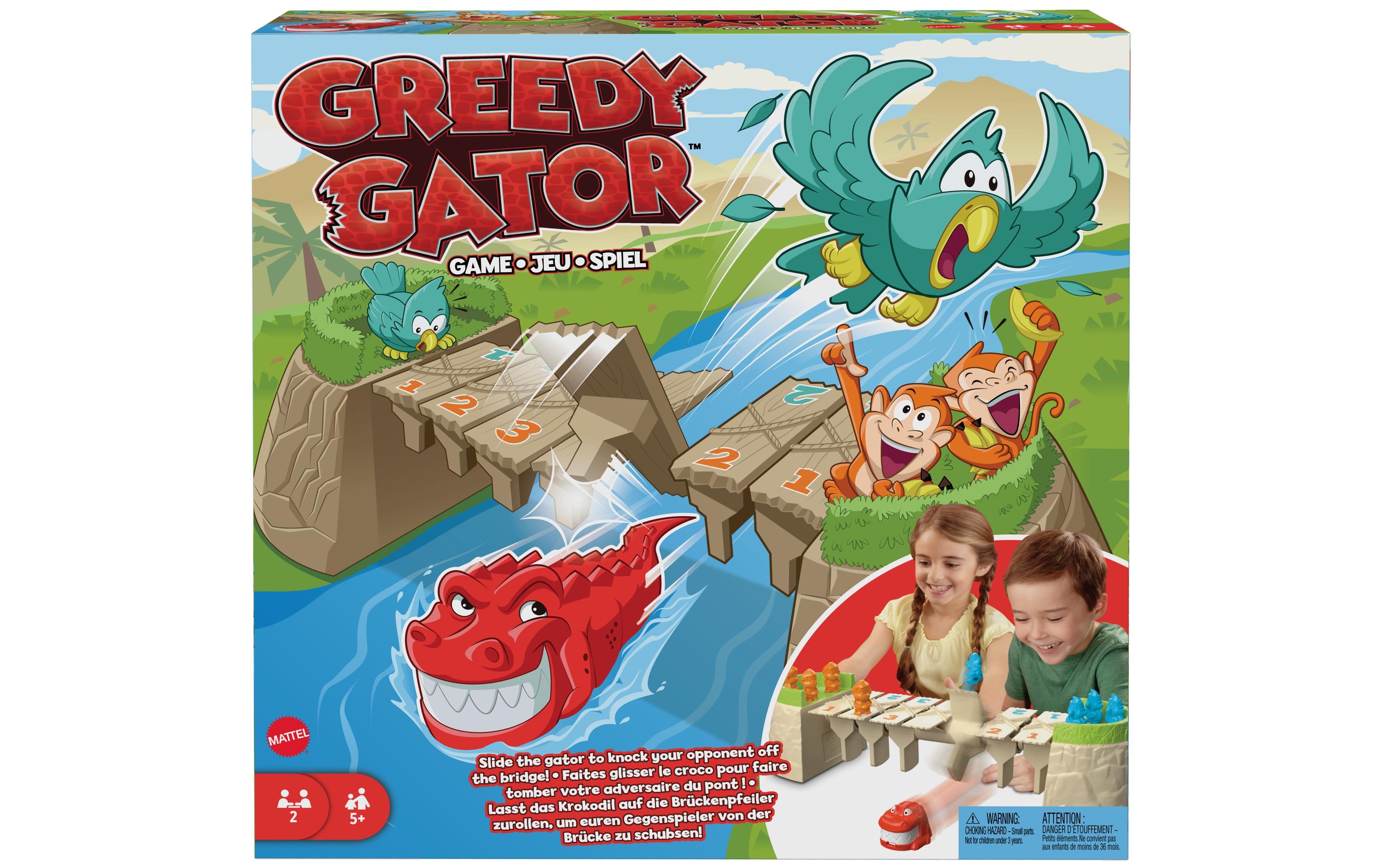Mattel Spiele Kinderspiel Greedy Gator DE / FR / EN Mattel Spiele Kinderspiel Greedy Gator DE / FR / EN