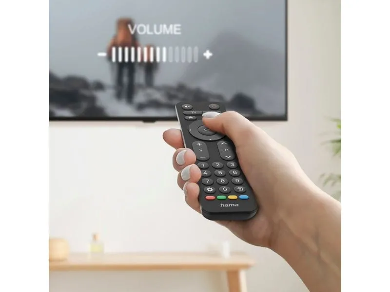 Hama Technics AG Universal-Fernbedienung Infrarot, für 2 Geräte, lernfähig Hama Technics AG Universal-Fernbedienung Infrarot, für 2 Geräte, lernfähig