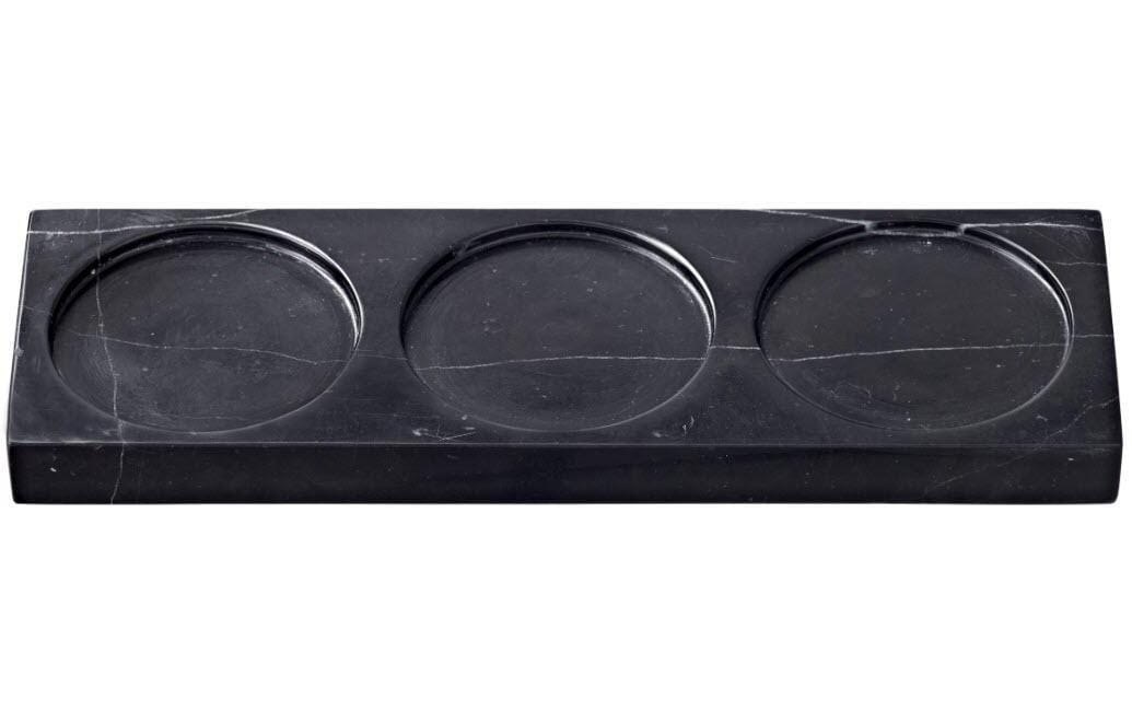 Crush Grind Untersetzer für Gewürzmühle Marble Schwarz