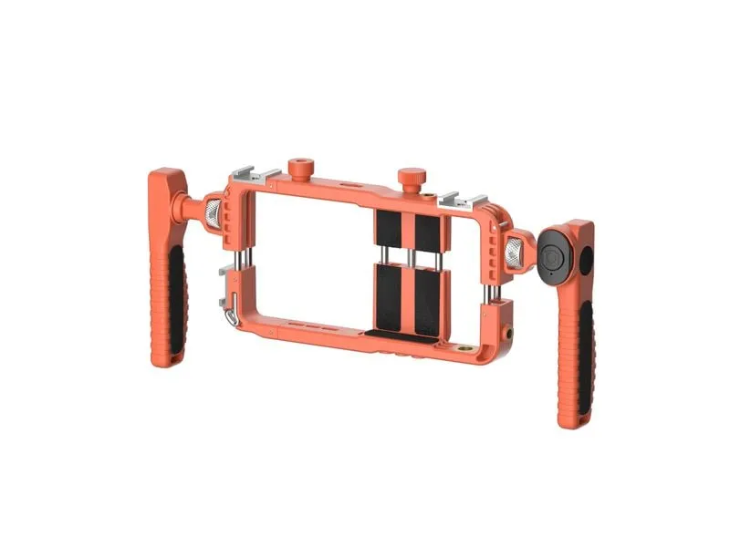 4smarts Universelles Smartphone-Video-Rig mit Fernauslöser, orange 4smarts Universelles Smartphone-Video-Rig mit Fernauslöser, orange