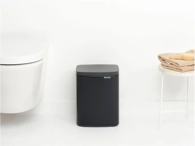 Brabantia Kosmetikeimer Bo Waste Bin 7 l, Schwarz matt Brabantia Kosmetikeimer Bo Waste Bin 7 l, Schwarz matt
