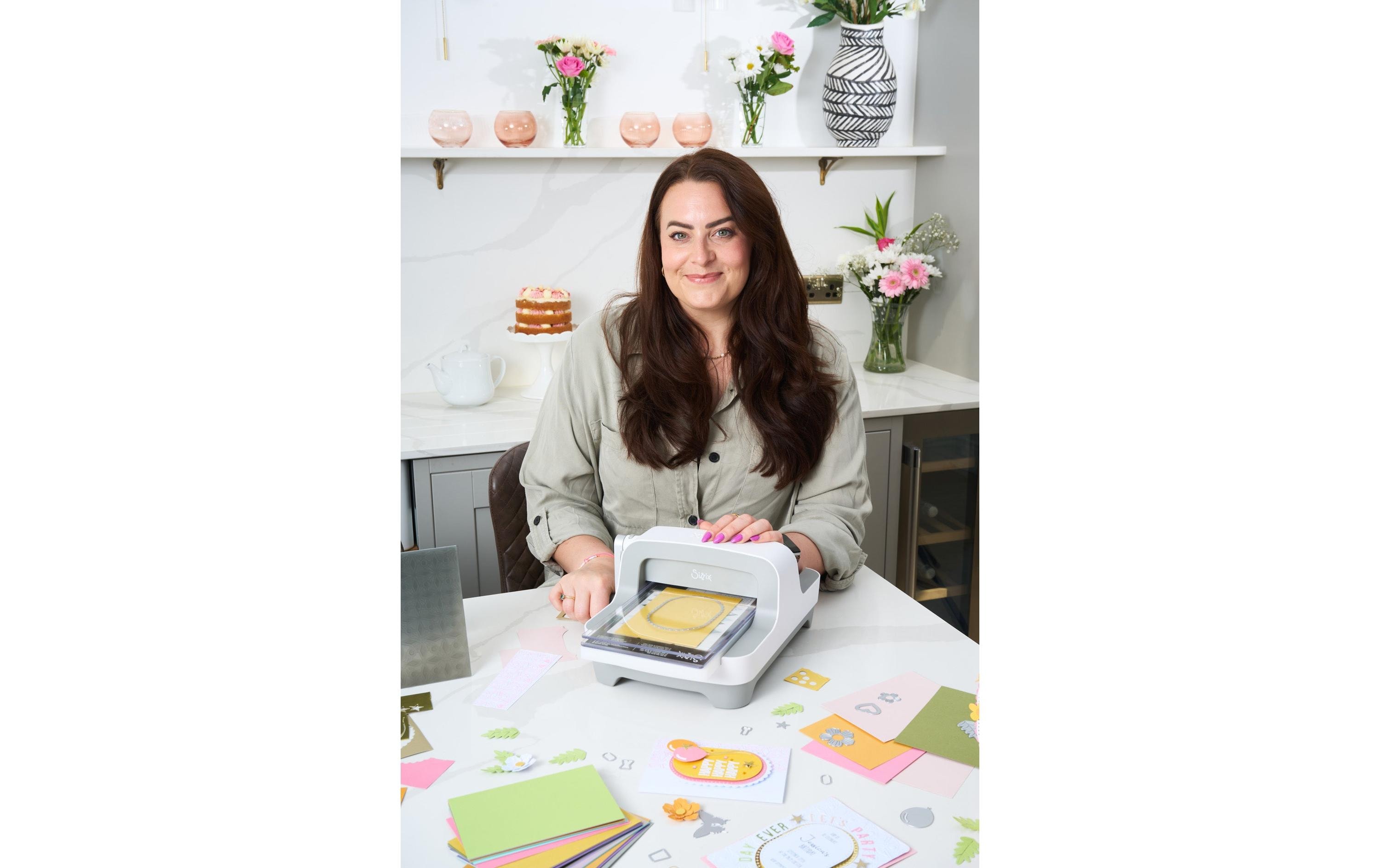 Sizzix Stanz- und Prägemaschine Big Shot A5 Starter-Kit