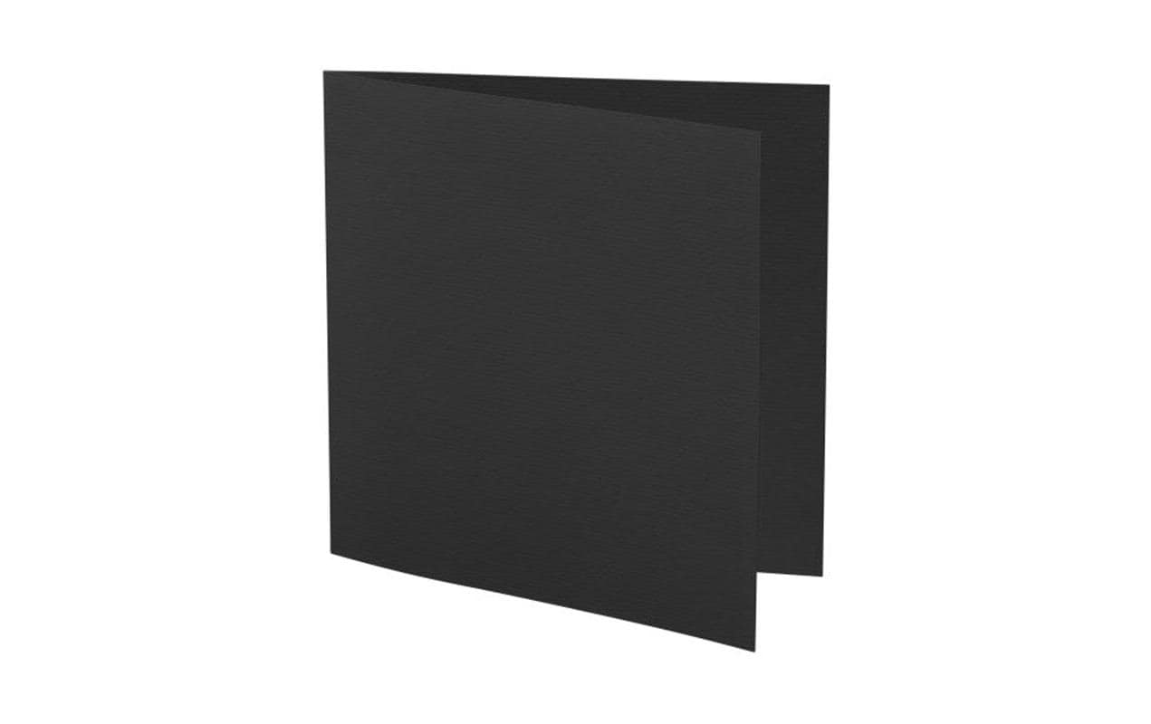 Artoz Blankokarte 1001, 15.5 x 15.5 cm, 5 Blatt, Schwarz