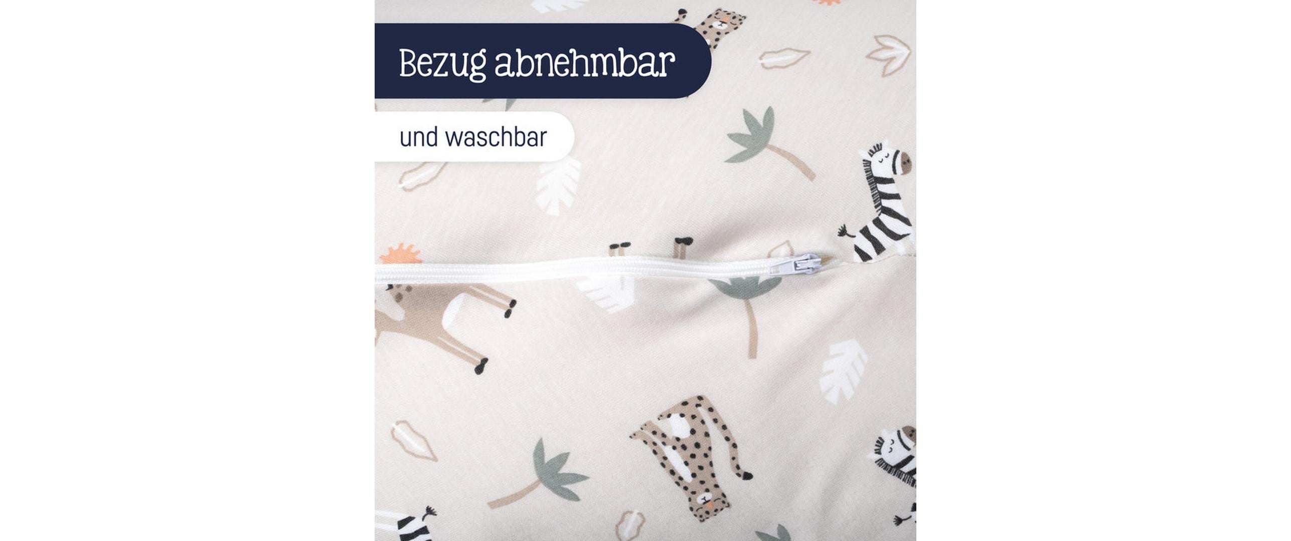Julius Zöllner Stillkissen Jersey Savanne Beige 190 cm