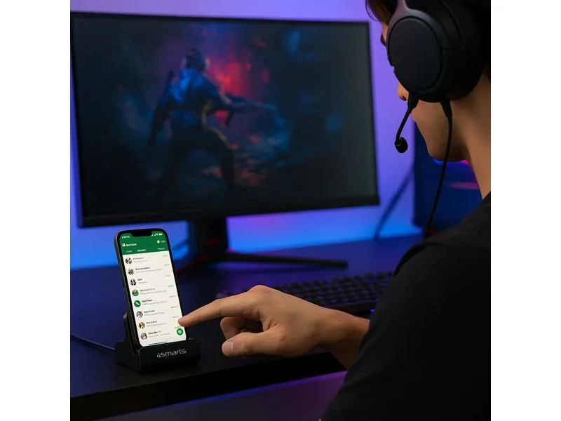4smarts Ladestation VoltDock USB-C 60 W Grau 4smarts Ladestation VoltDock USB-C 60 W Grau