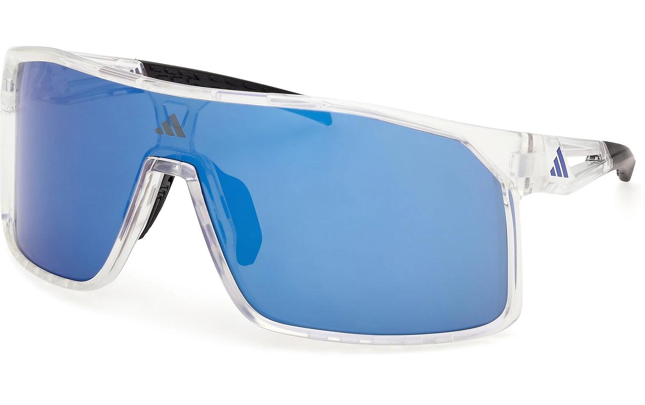adidas Alkator SP0124 Transparent, Lens blue mirror