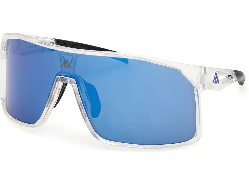 adidas Alkator SP0124 Transparent, Lens blue mirror