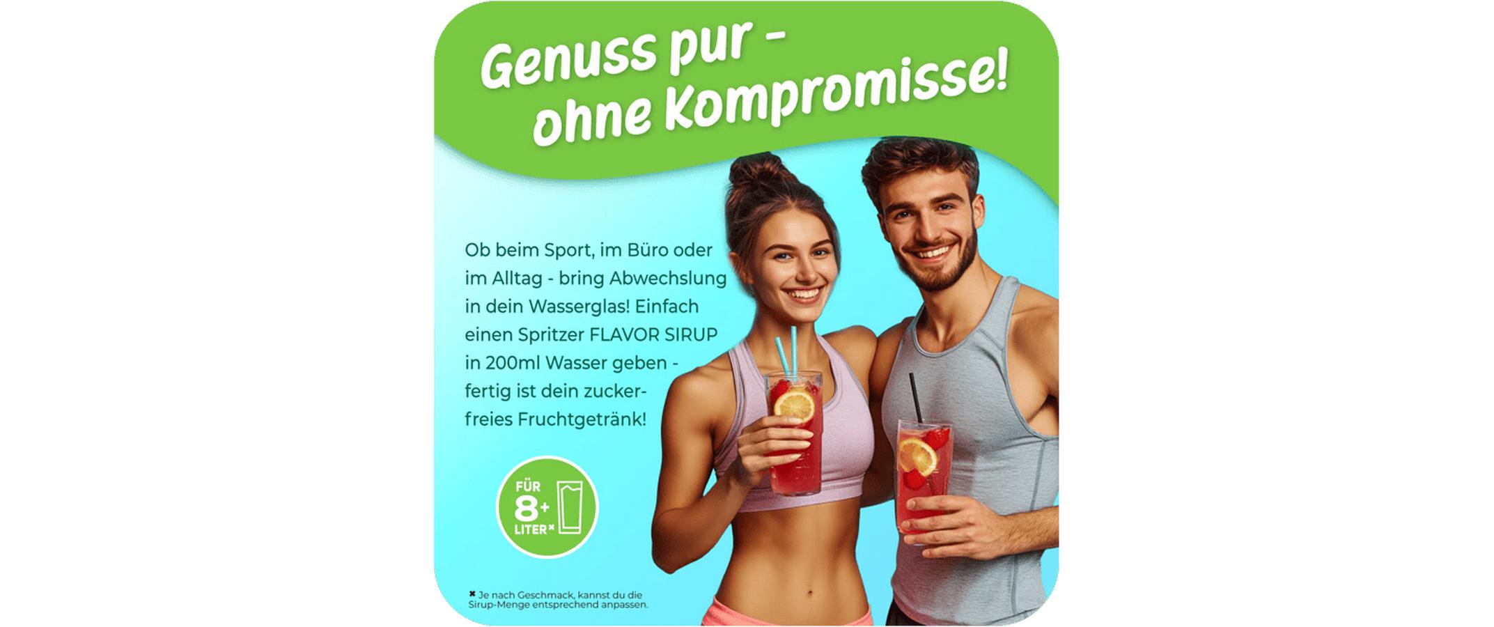 All Stars Flavor Sirup 5 x 65 ml Flasche Erdbeere/Lemon-Lime