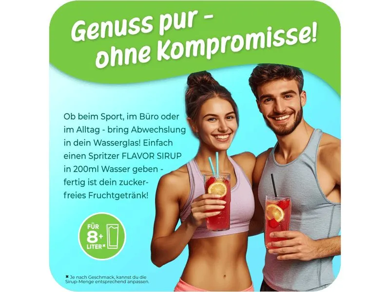 All Stars Flavor Sirup 5 x 65 ml Flasche Erdbeere/Lemon-Lime