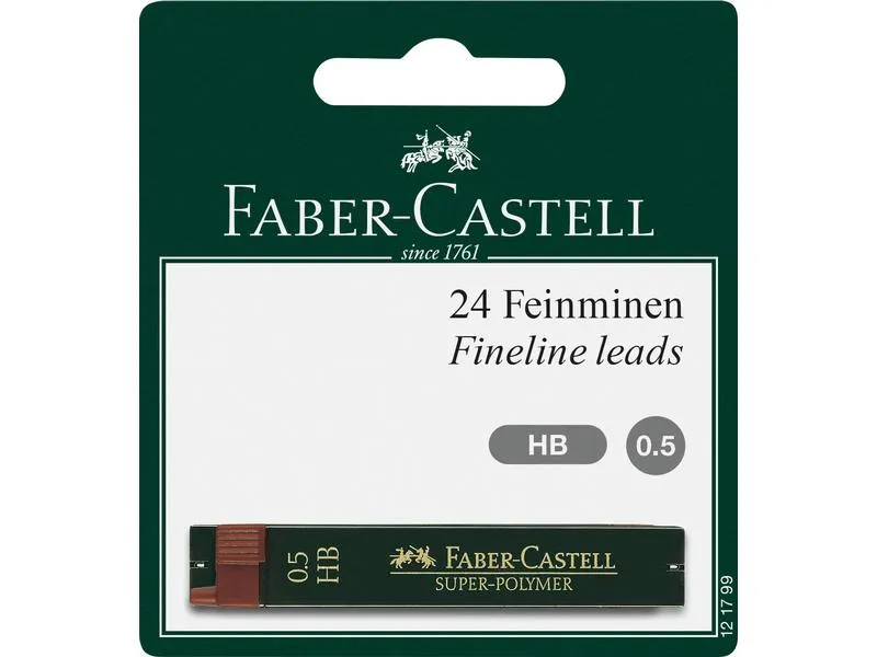 Faber-Castell Schreibmine Feinmine Super Polymer 0.5 mm, Schwarz Faber-Castell Schreibmine Feinmine Super Polymer 0.5 mm, Schwarz