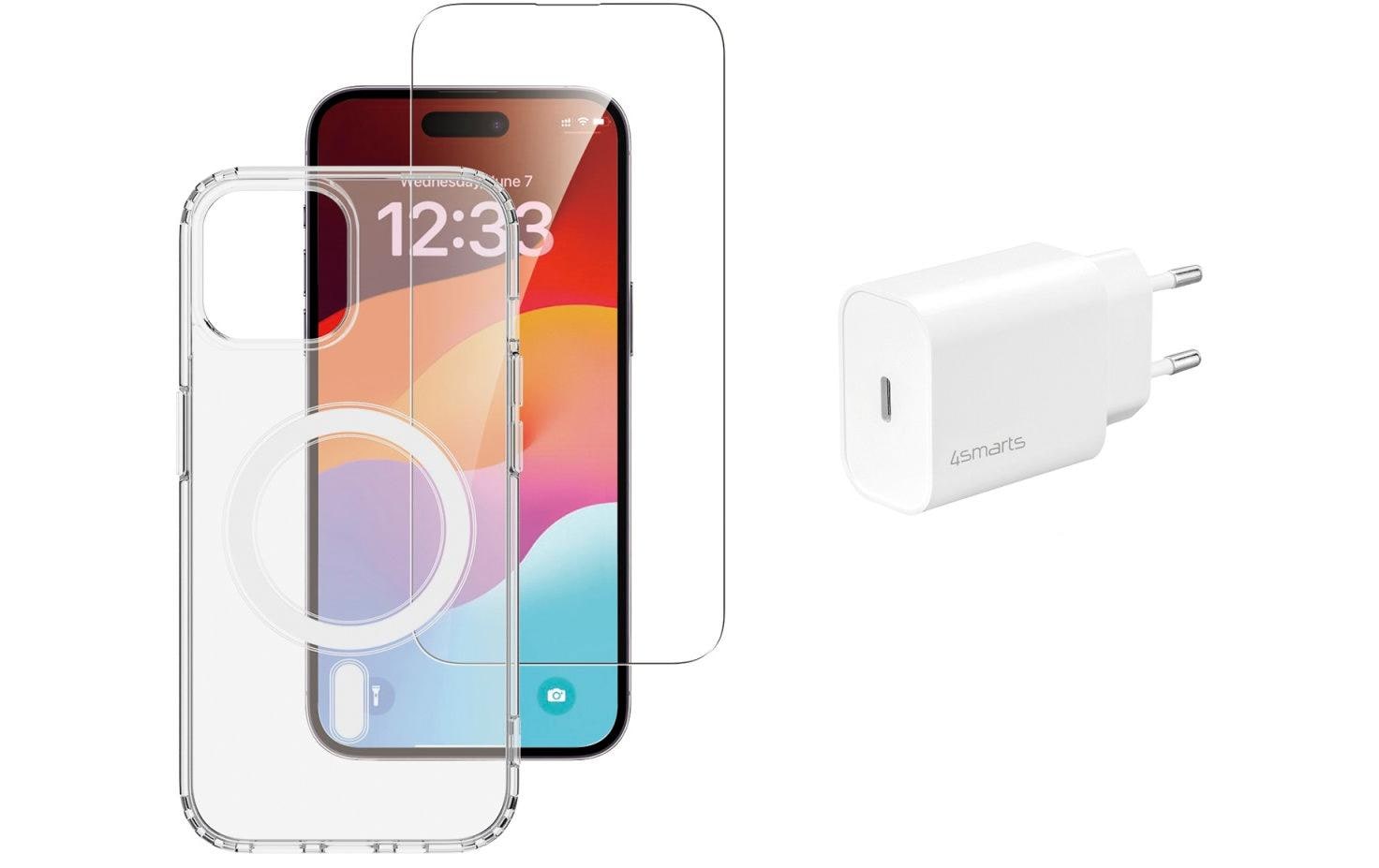 4smarts Back Cover 3in1 Premium Starter Set iPhone 15 Plus 4smarts Back Cover 3in1 Premium Starter Set iPhone 15 Plus