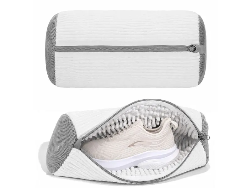 COCON Schuhwaschbeutel, 2er Set, Weiss/Grau
