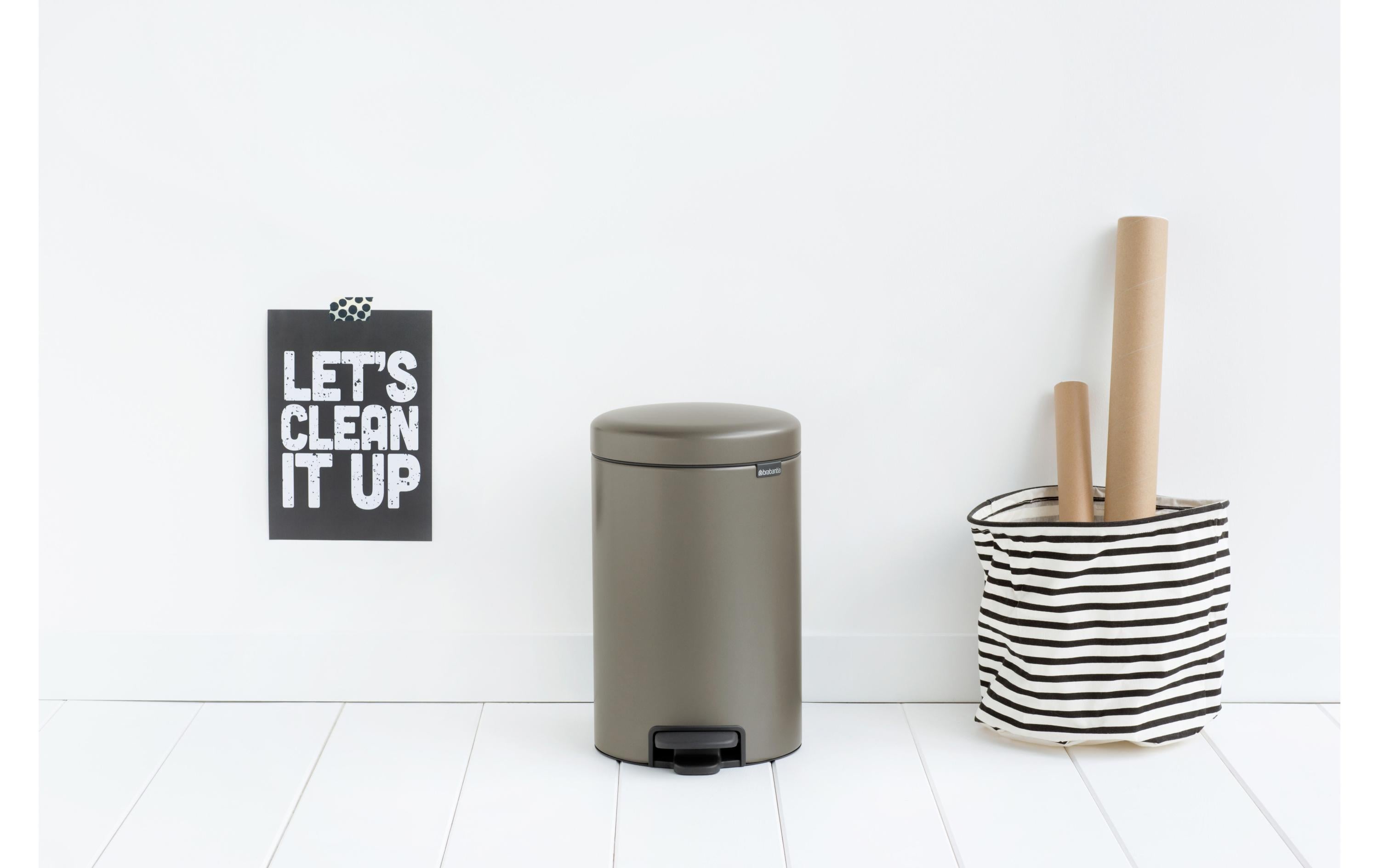 Brabantia Treteimer NewIcon 12 l, Platinum