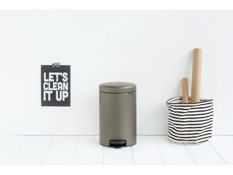 Brabantia Treteimer NewIcon 12 l, Platinum