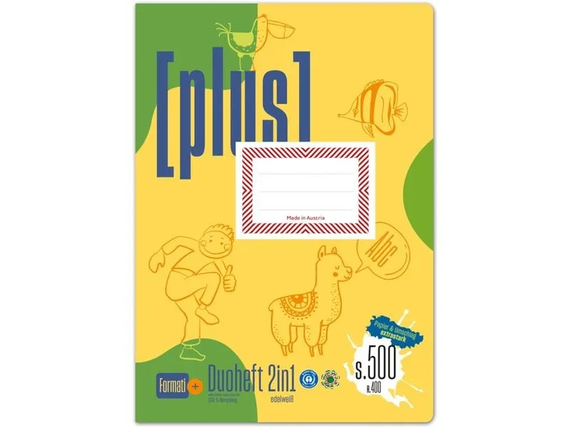 Formati Duoheft plus 2 in 1, A4, 20 Blatt Formati Duoheft plus 2 in 1, A4, 20 Blatt